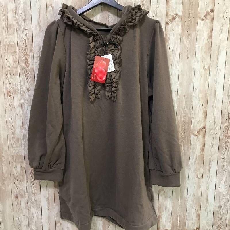 タ &LOVE（アンドラブ） フェミニンなブーケふりるフーディー