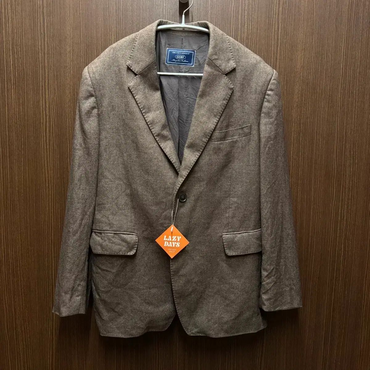 得価，限定SALE ゴビ カシミア メンズ ブレーザー ジャケット 約100