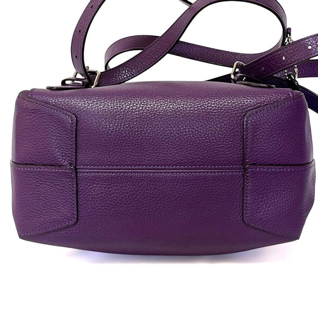 COACH コーチ リュック バックパック レザー パープル C5648 極美品 