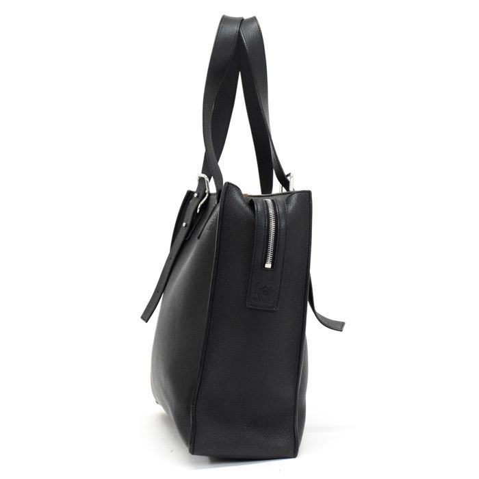 ロエベ LOEWE バックルジッパー トート ソフトグレインカーフ (レザー
