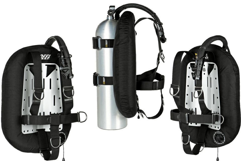 XDEEP ZEOS 28 38 標準ハーネス スチール シングルタンク バック
