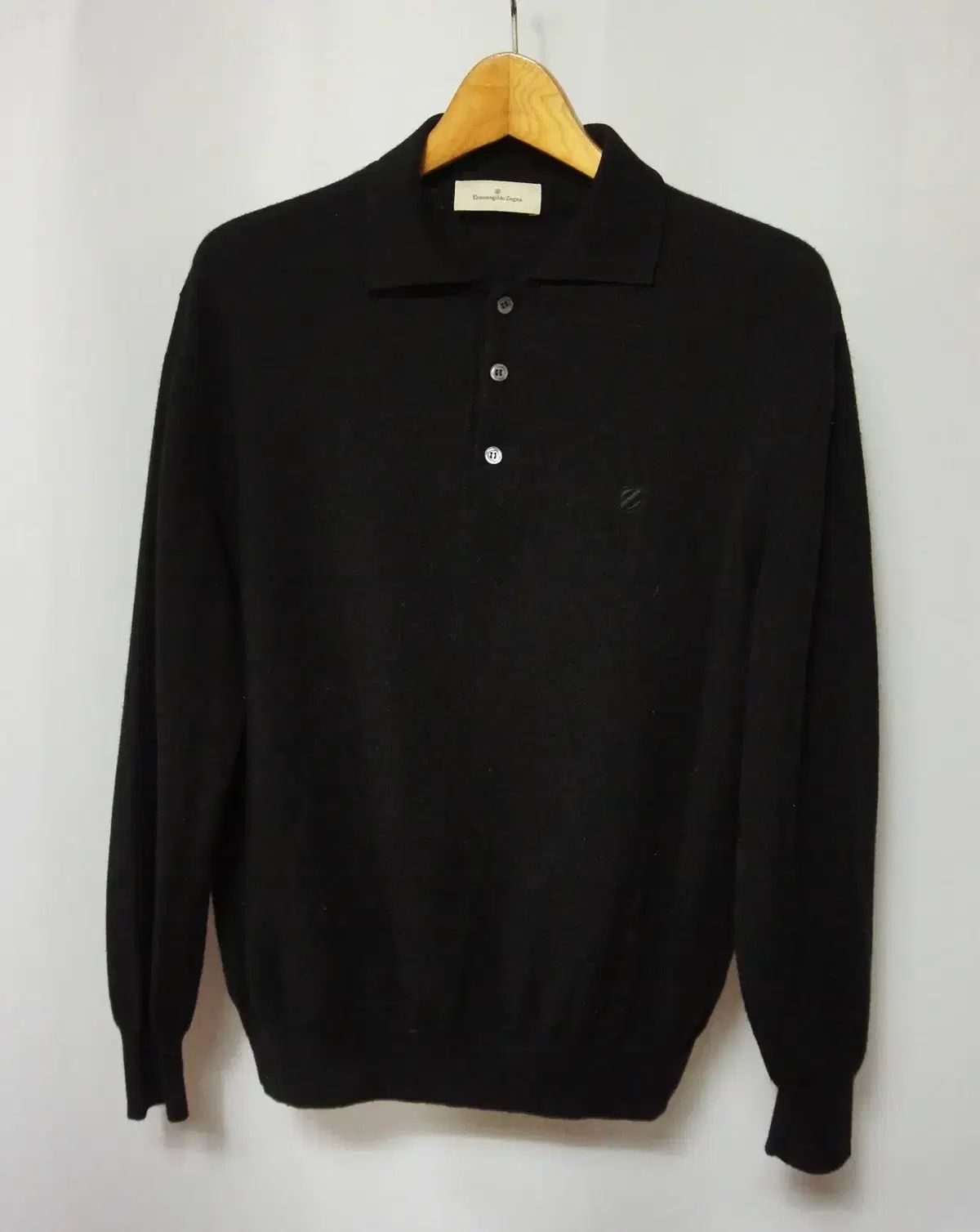 Ermenegildo Zegna（エルメネジルド ゼニア） ブラック カラーニット