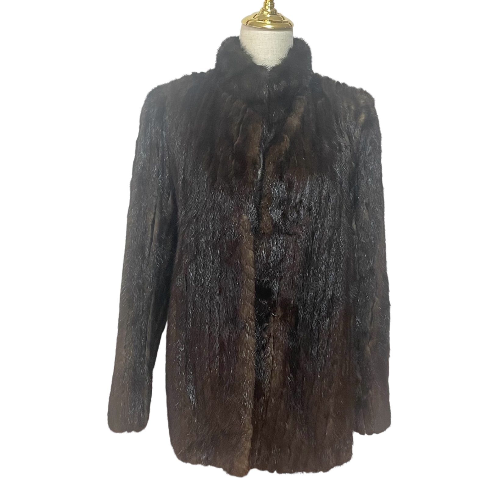 ミンクファーコート Size:M ダークブラウン【中古】diic3465 - メルカリ