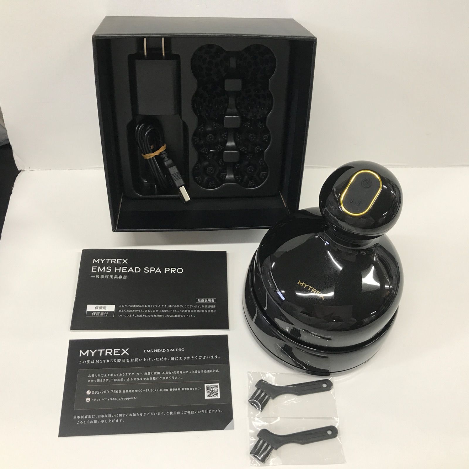 Y4182 MYTREX EMS HEAD SPA PRO ブラック - メルカリ