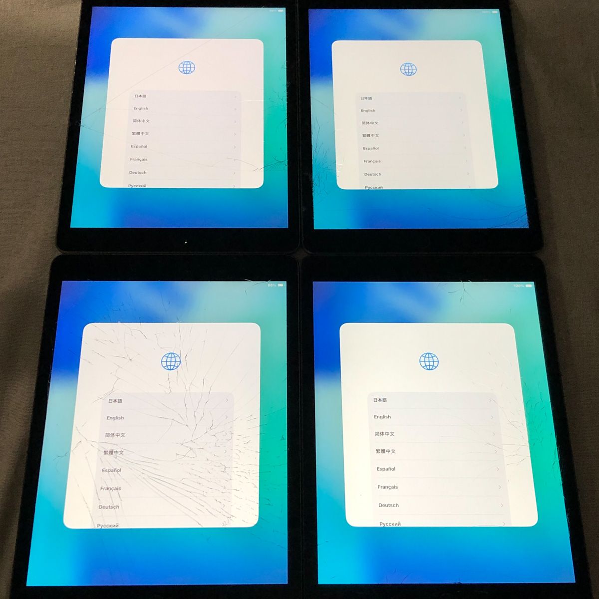 ◇ジャンク品・本体のみ◇【4点セット】Apple iPad 第9世代 Wi-Fi 64GB