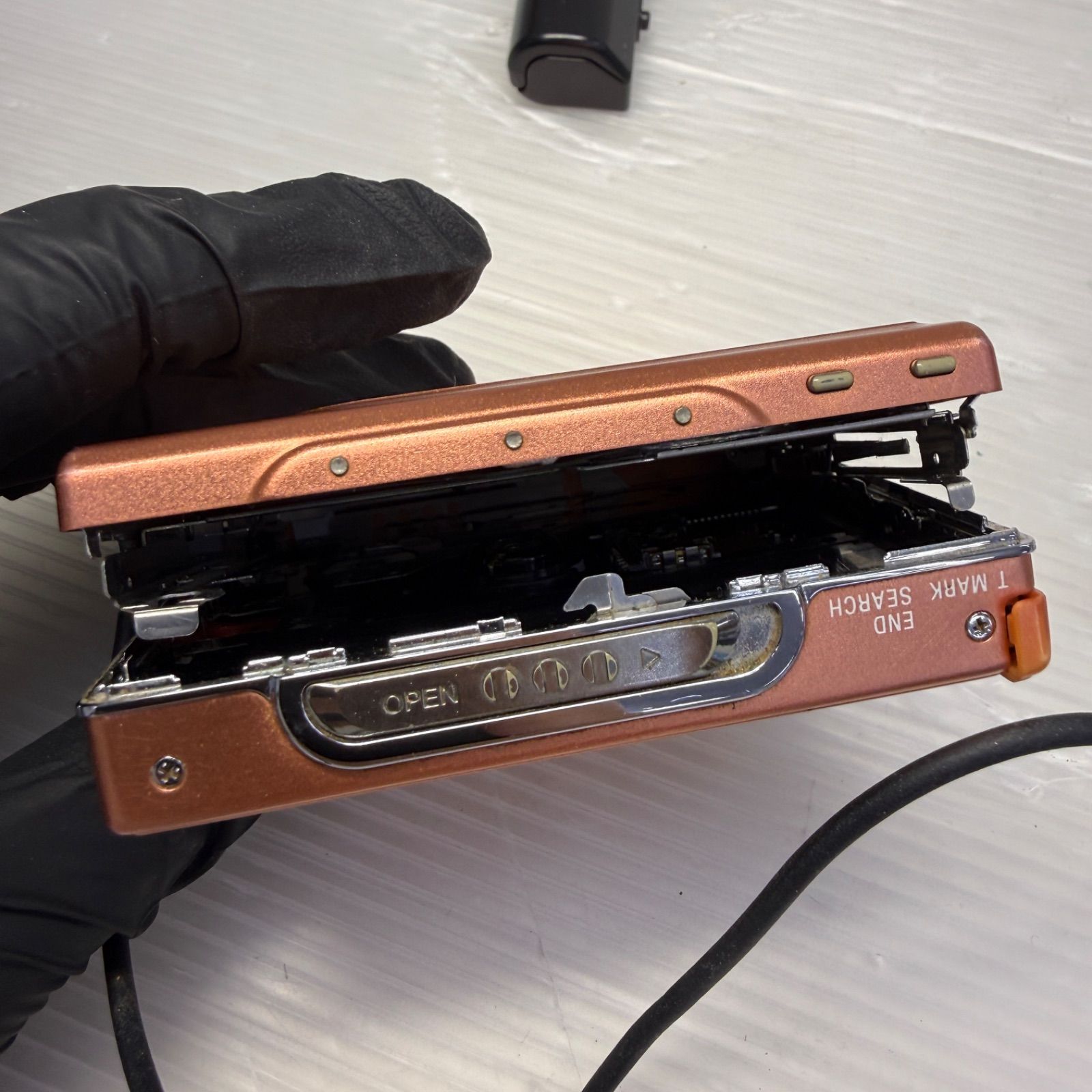 SONY ポータブルMDプレーヤー MZ-N920 音出し確認済み☆ソニー SONY☆MZ-N920 ポータブルプレーヤー MD