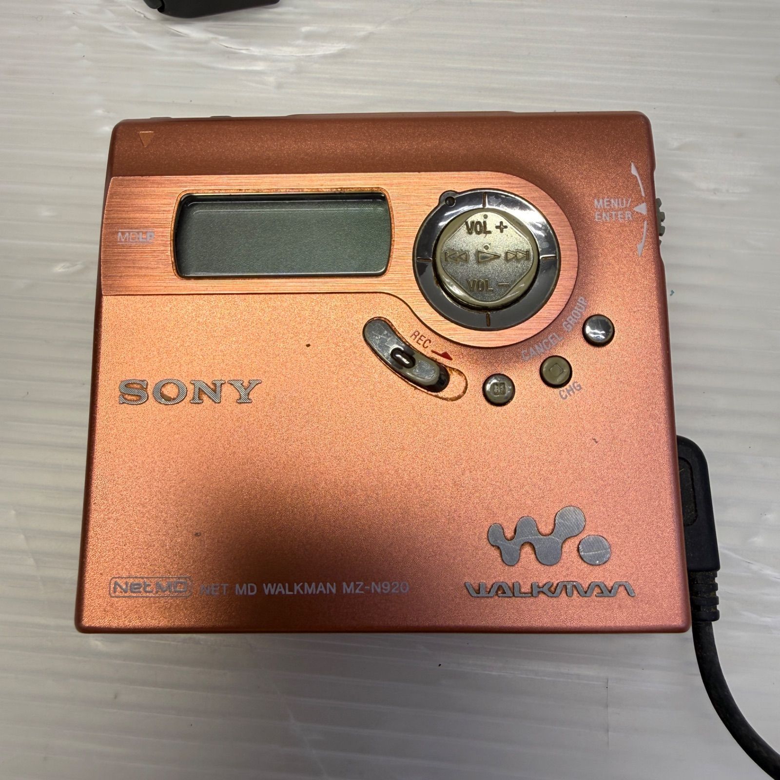 音出し確認済み☆ソニー SONY☆MZ-N920 ポータブルプレーヤー MD
