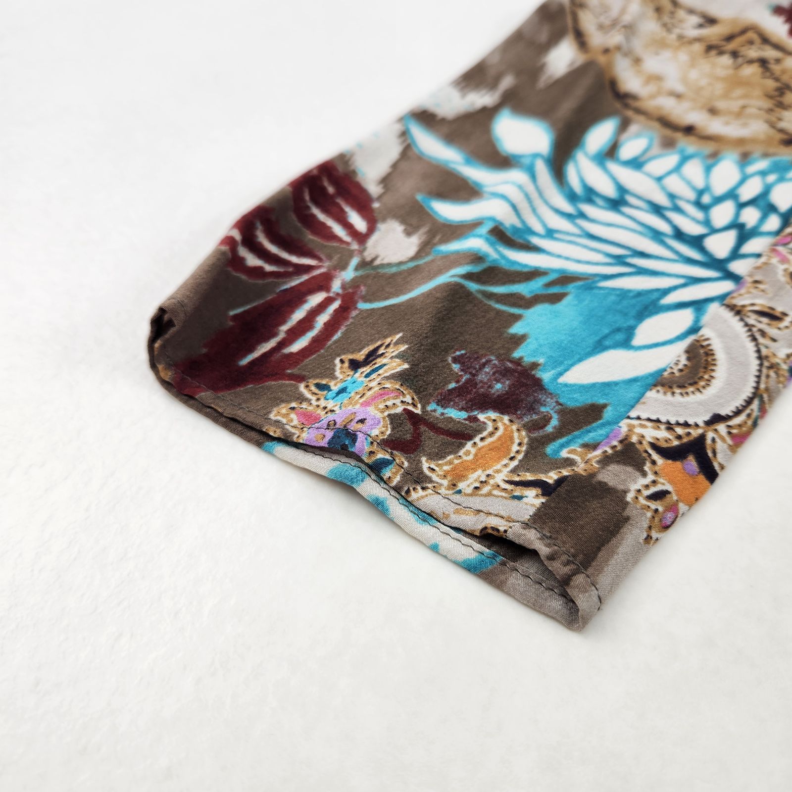 ETRO ワンピース エトロ シルク100% 絹 エレガント ペイズリー 大きい