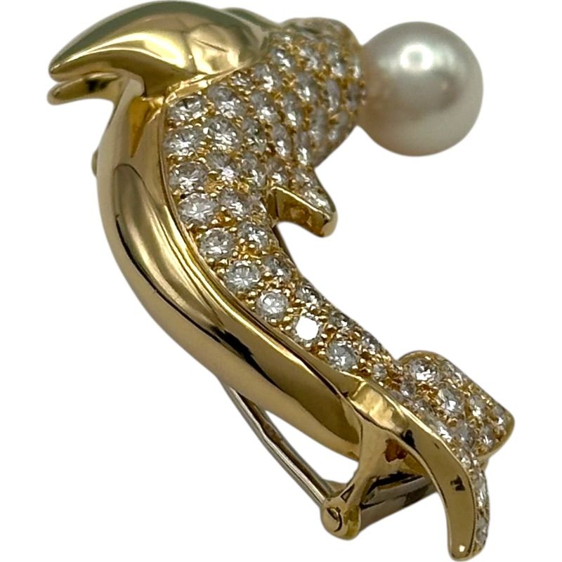 カルティエ Cartier オルフィーブローチ ゴールド 750/パール