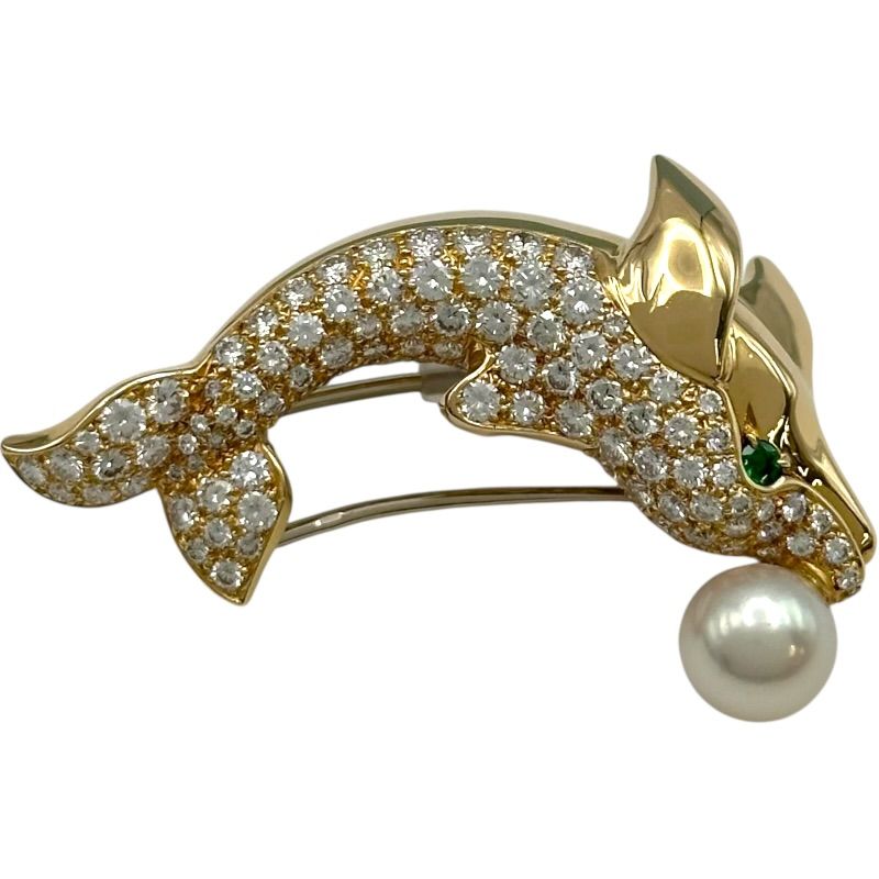 カルティエ Cartier オルフィーブローチ ゴールド 750/パール