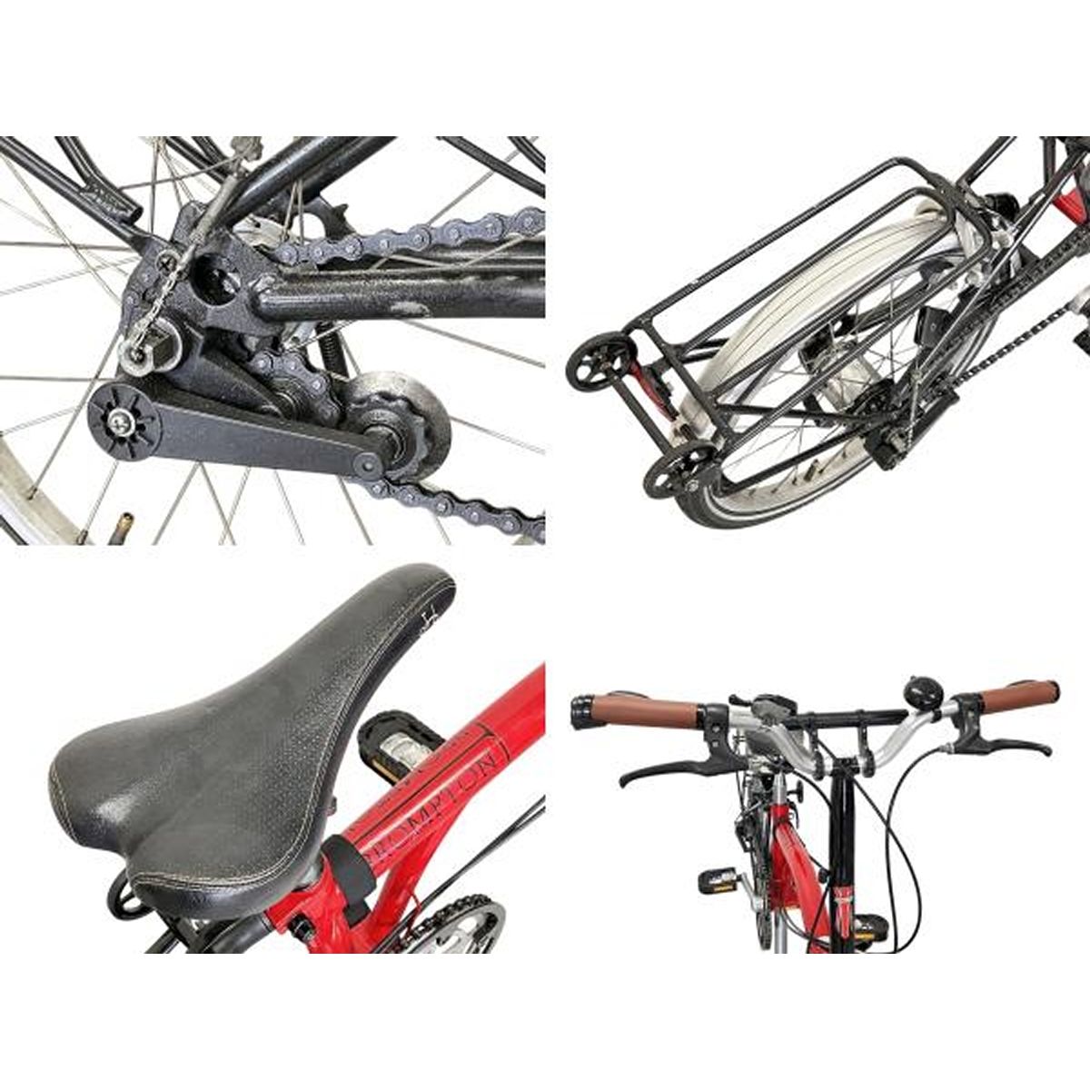 BROMPTON M3R 16インチ 台湾製 折りたたみ自転車 レッド ブロンプトン