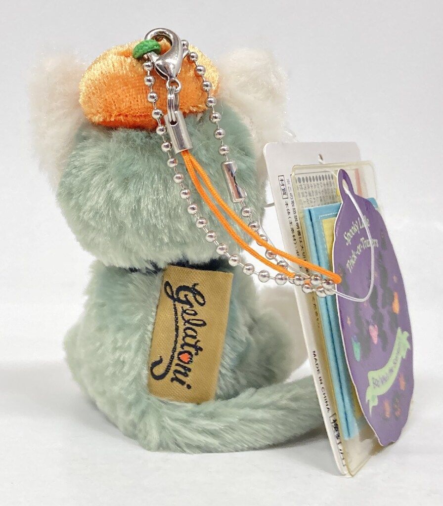 東京ディズニーシー ぬいぐるみストラップ ジェラトーニ（カボチャ帽子