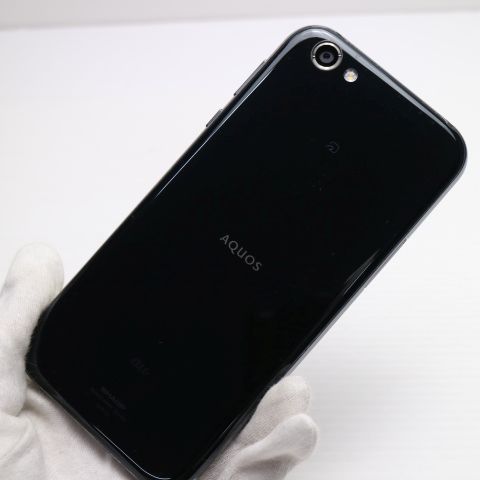 超美品 au SHV39 AQUOS R ブラック 即日発送 スマホ SHARP au 本体 白ロム