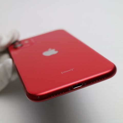 美品 SIMフリー iPhone 11 128GB プロダクトレッド スマホ 本体 白ロム