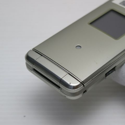 美品 かんたんケータイ ライト KYF43 シャンパンゴールド スマホ 白