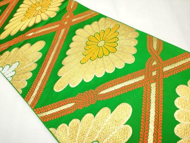 平和屋着物[]極上 七五三 女の子 7歳 祝着・袋帯セット 羽子板 茜色地 逸品