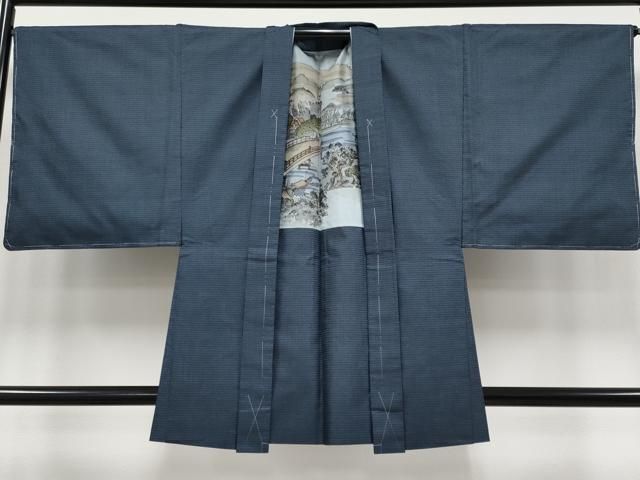 平和屋着物●極上　男性　本場大島紬　アンサンブル　100亀甲　総詰め　逸品　未使用　CYAA4526s6 平和屋着物○極上 男性 本場大島紬 アンサンブル 100亀甲 総詰め 逸品