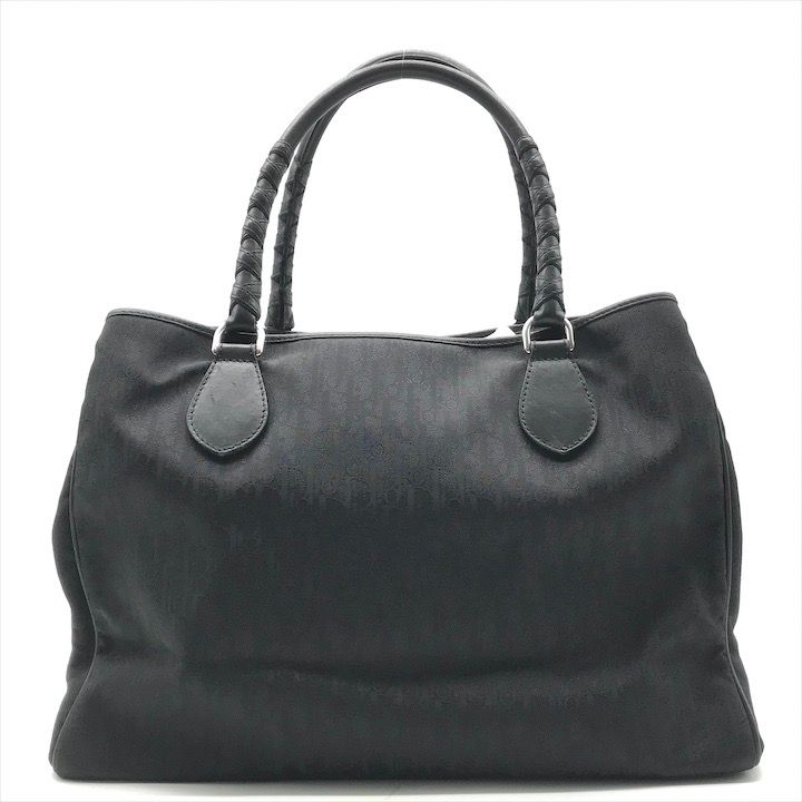 美品 Christian Dior ディオール トロッター SV金具 キャンバス レザー