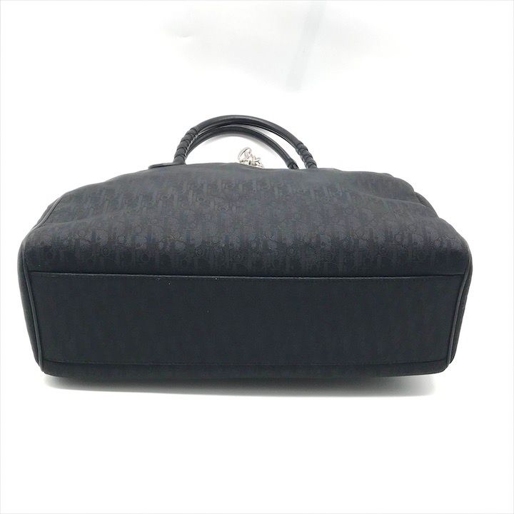 美品 Christian Dior ディオール トロッター SV金具 キャンバス レザー