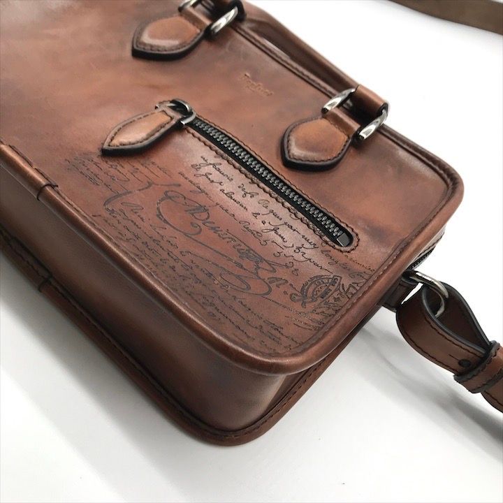 Berluti カリグラフィ アンジュール ガリバー 2wayバッグ 良品 Berluti ベルルッティ アンジュール ガリバー 2WAY ハンド