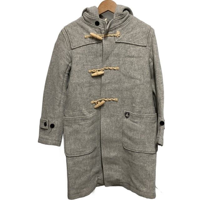 Orcival ダッフルコート ロング丈 ウールコート 無地 フード フランス