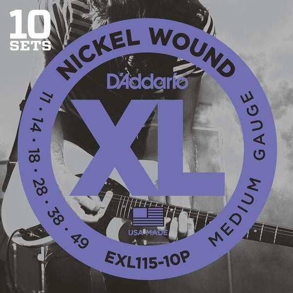 D'Addario エレキ弦 EXL115-10P（10セット入りパック） ダダリオ