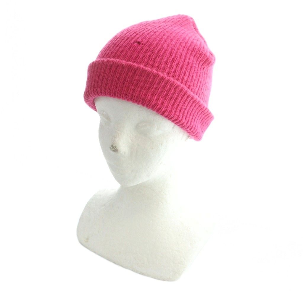 シュプリーム SUPREME ニットキャップ 帽子 ビーニー ロゴ ピンク