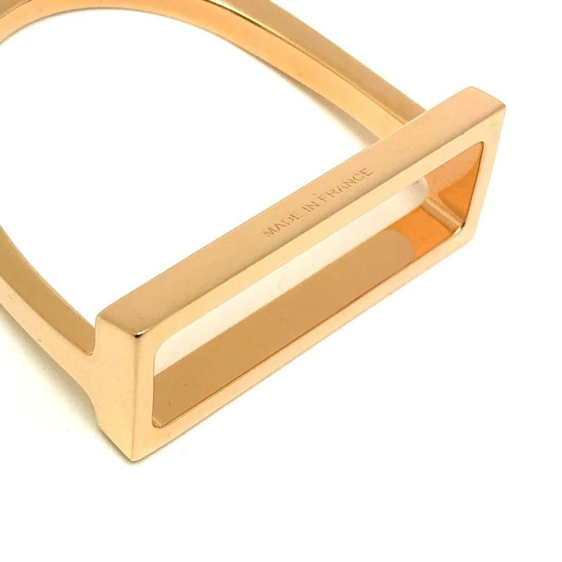 HERMES エルメス スカーフリング 90 エトリエ ピンクゴールド カレ90用