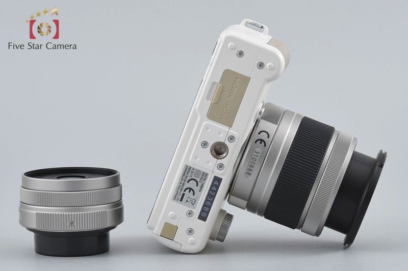 中古】PENTAX ペンタックス Q ダブルレンズキット ホワイト シャッター