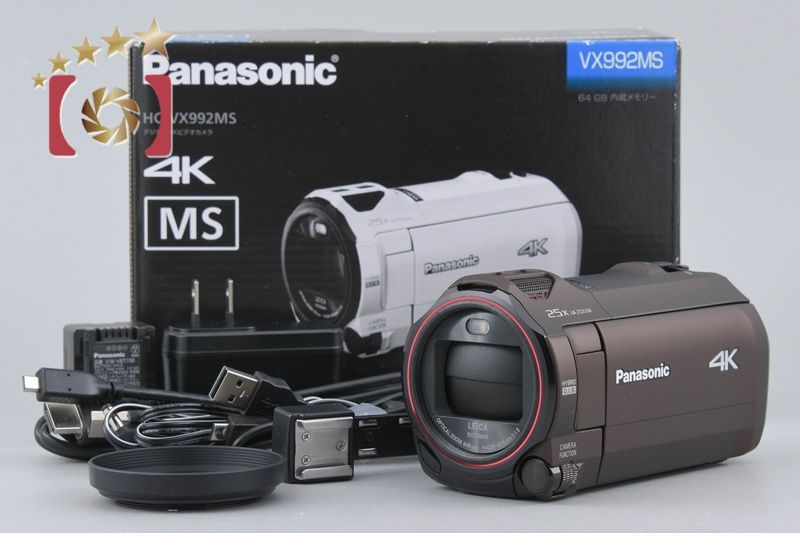 中古】Panasonic パナソニック HC-VX992MS カカオブラウン デジタル4K