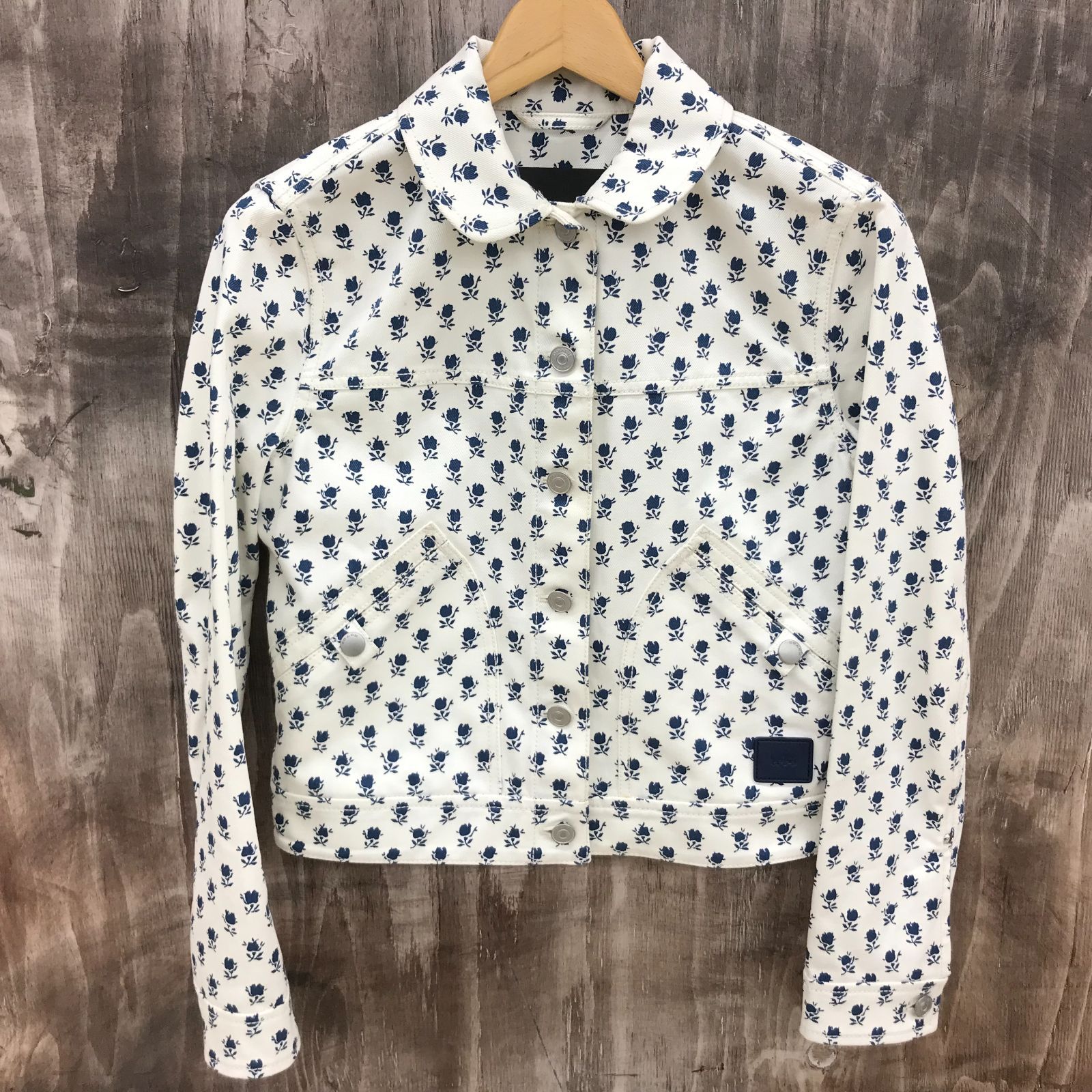 COACH コーチ Badlands Floral Jean Jacket デニムジャケット F85742