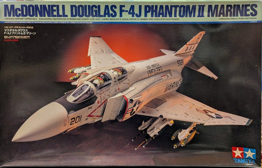 タミヤ 1/32エアークラフトシリーズ マクダネルダグラス F-4J