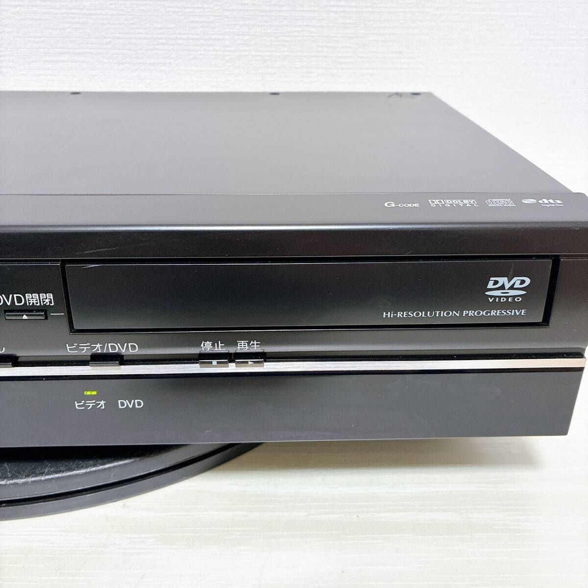 T10333300 【整備品】 TOSHIBA 東芝 VHS/DVD 一体型 ビデオプレーヤー