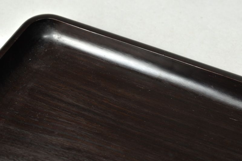 蔵A5947b】唐木 煎茶盆 長方盆 幅36㎝ - メルカリ