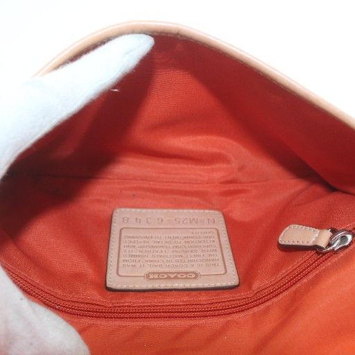 コーチ COACH ハンドバッグ ワンショルダー キャンバス レザー