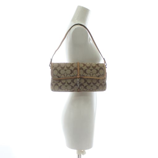 コーチ COACH ハンドバッグ ワンショルダー キャンバス レザー