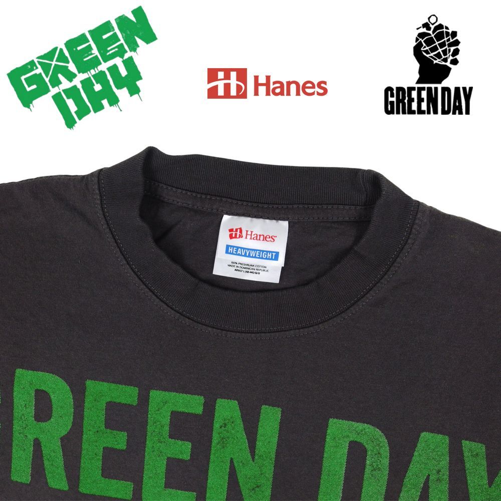 382 GREEN DAY グリーンデイ Tシャツ チャコール Lサイズ 美品 半袖