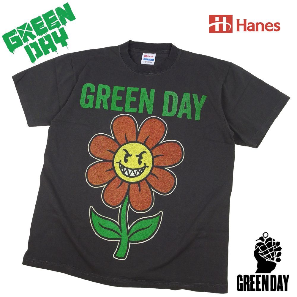 382 GREEN DAY グリーンデイ Tシャツ チャコール Lサイズ 美品 半袖