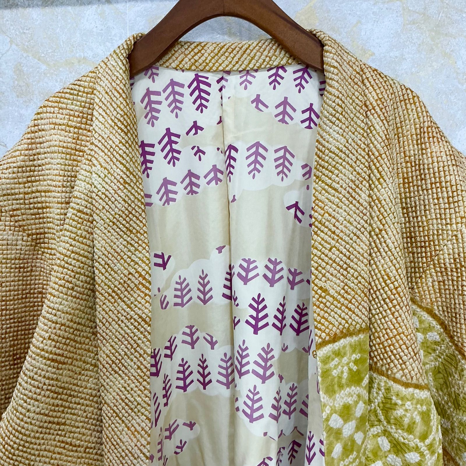 kimono+one◇kimonoarisa◇日本の総手絞り◇友禅◇素敵な羽織◇正絹 
