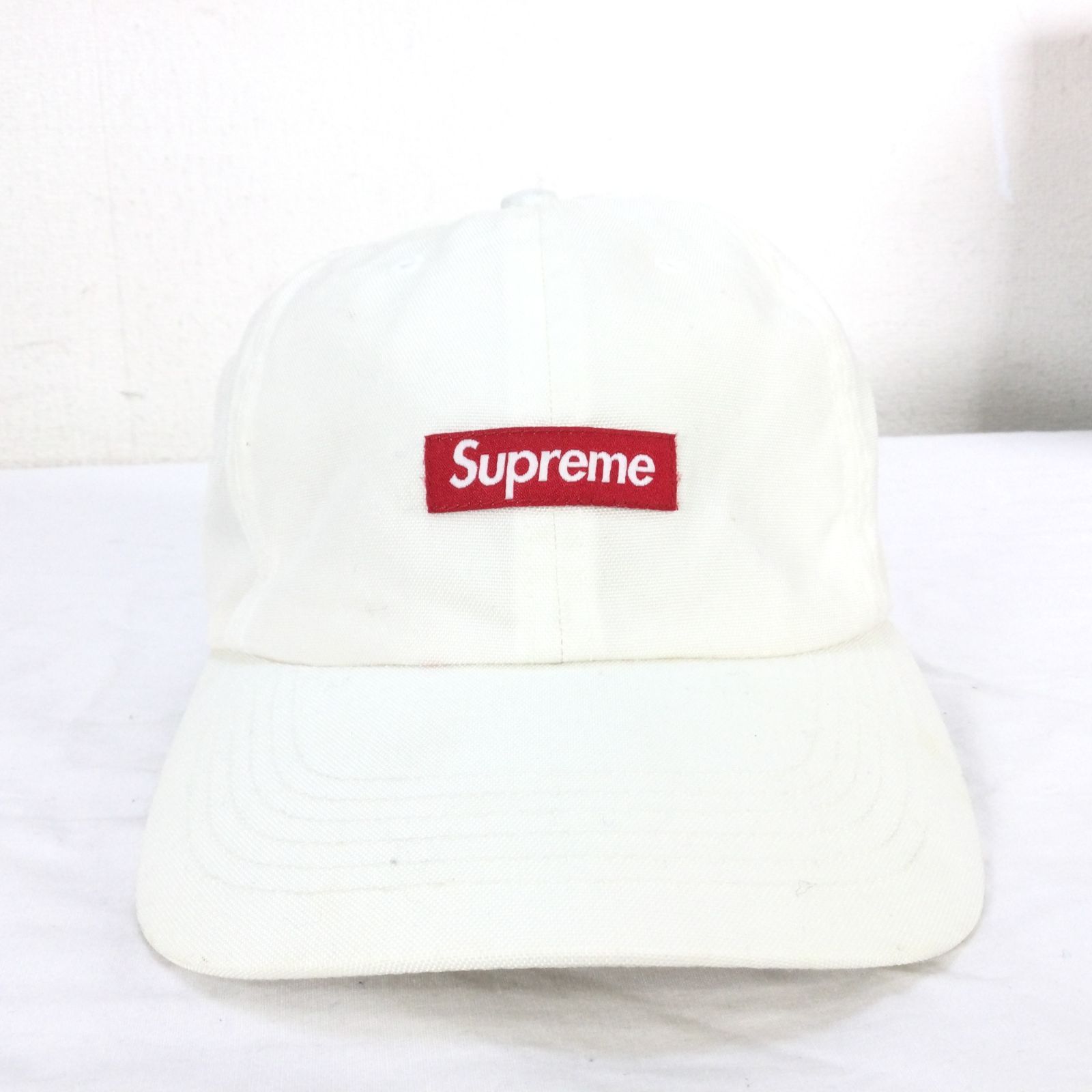 Supreme シュプリーム Cordura Small Box 6-Panel cap キャップ 白