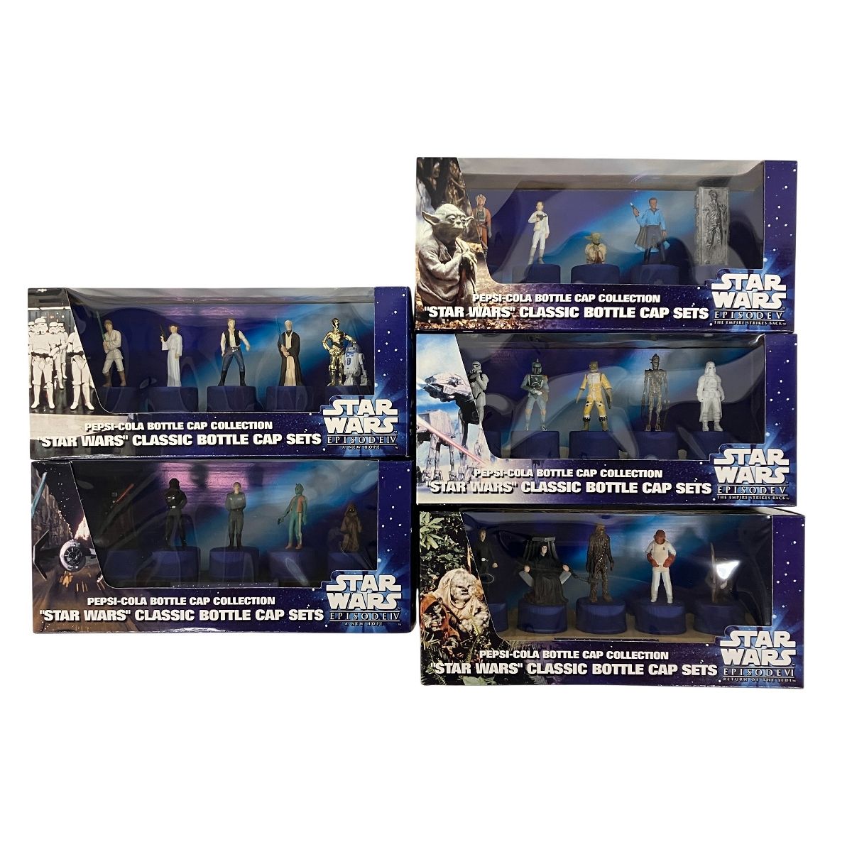 PEPSI STAR WARS CLASSIC BOTTLE CAP SETS 全10種 未使用S10875805