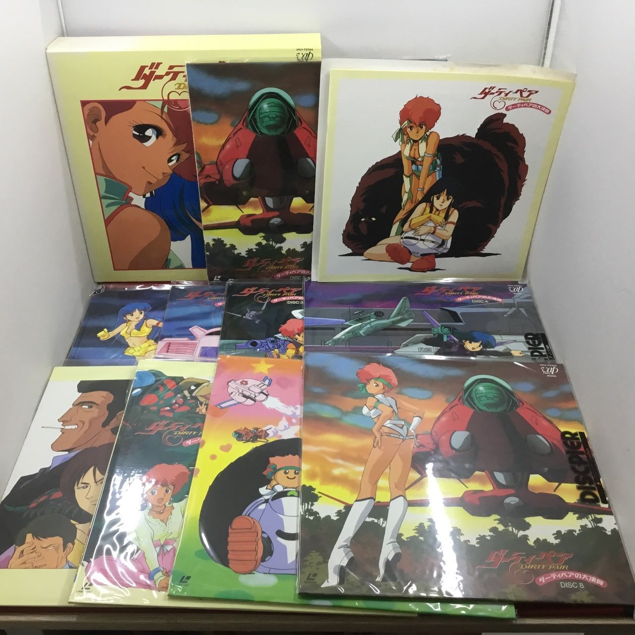 当時物 中古品 レーザーディスク ダーティペア ダーティペアの大決算