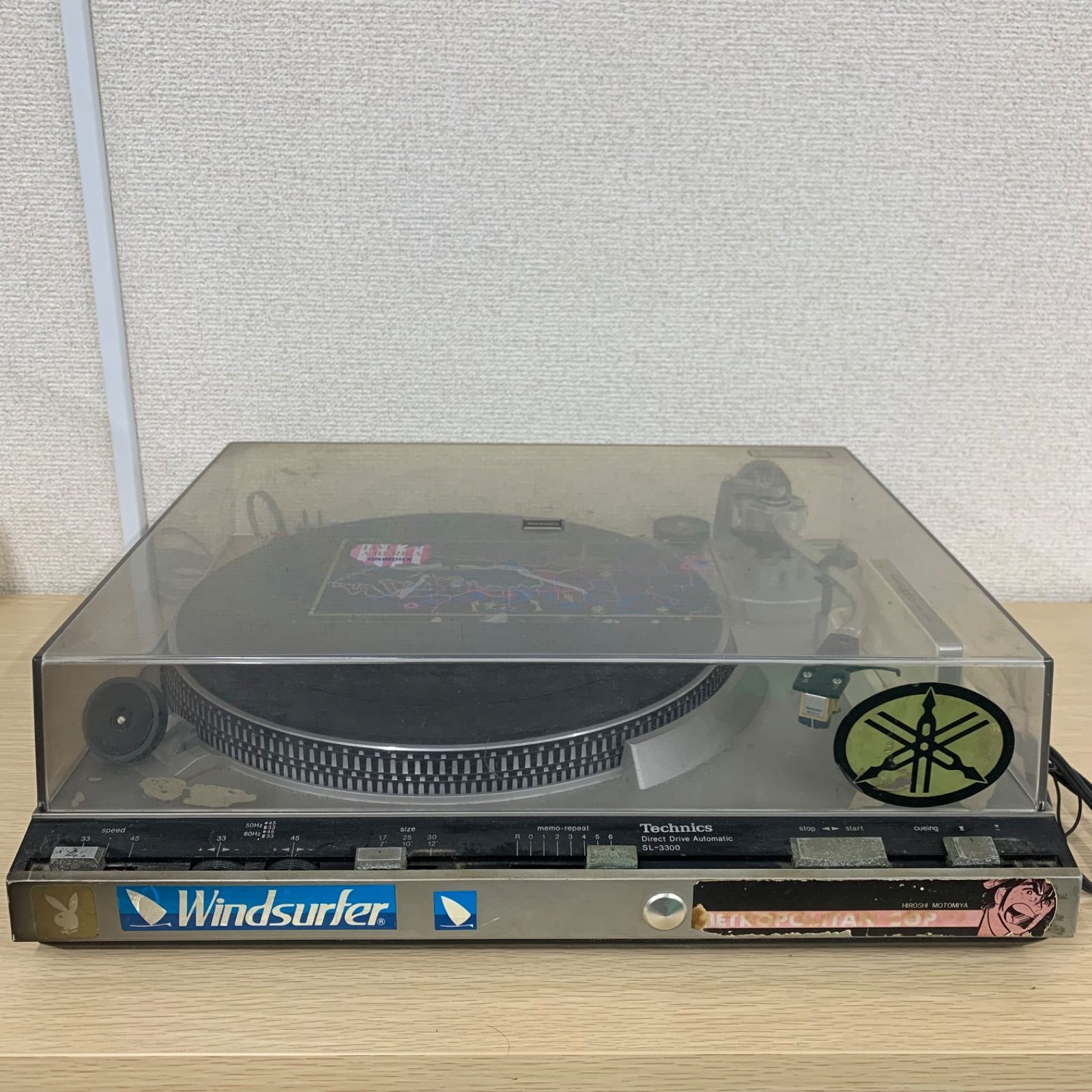 0【ジャンク品】Technics SL-3300 レコードプレーヤー 壊れてます