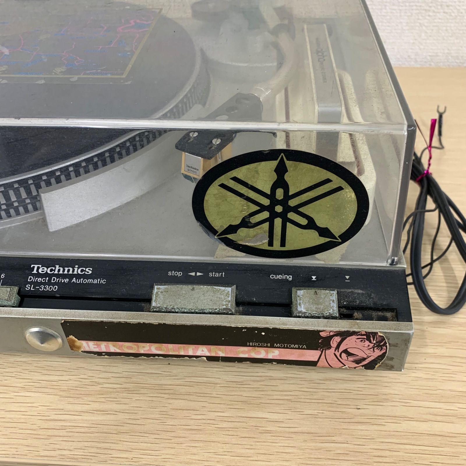 0【ジャンク品】Technics SL-3300 レコードプレーヤー 壊れてます