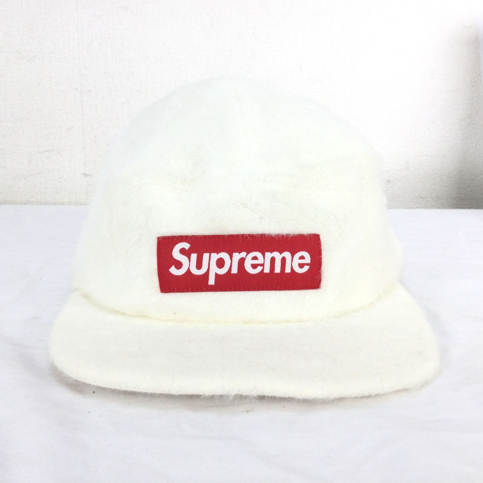 Supreme シュプリーム Faux Fur Camp Cap キャップ ホワイト 帽子 