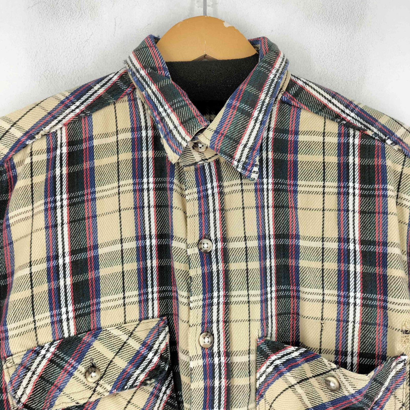 ファイブブラザー FIVE BROTHER 90S L/S チェックヘビーネルシャツ