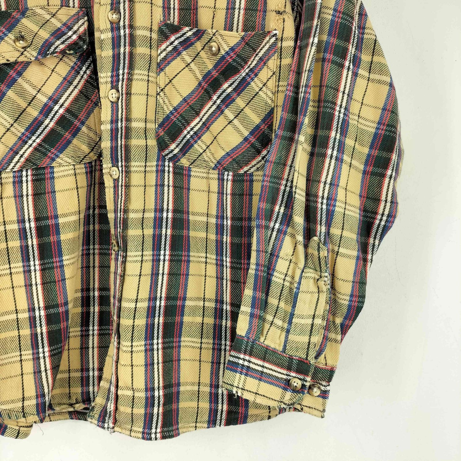 ファイブブラザー FIVE BROTHER 90S L/S チェックヘビーネルシャツ