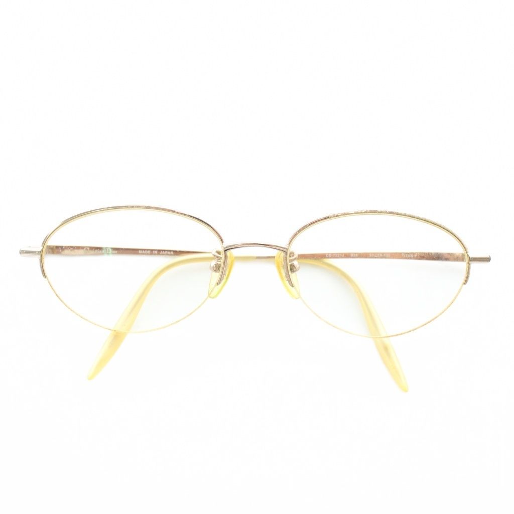 クリスチャンディオール Christian Dior 眼鏡 メガネ 度入り チタン