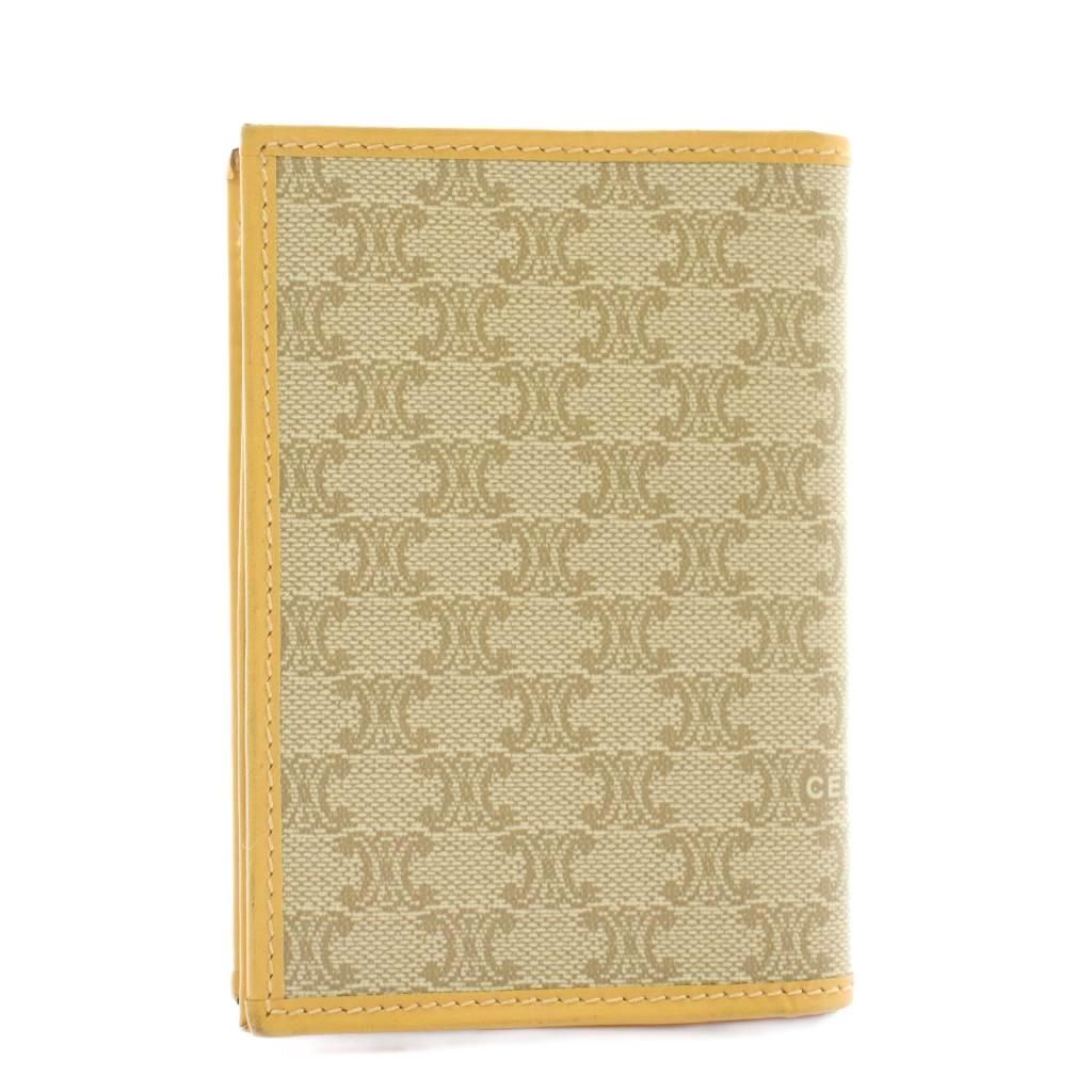 セリーヌ CELINE M15/2 カードケース 名刺入れ 二つ折り PVC レザー