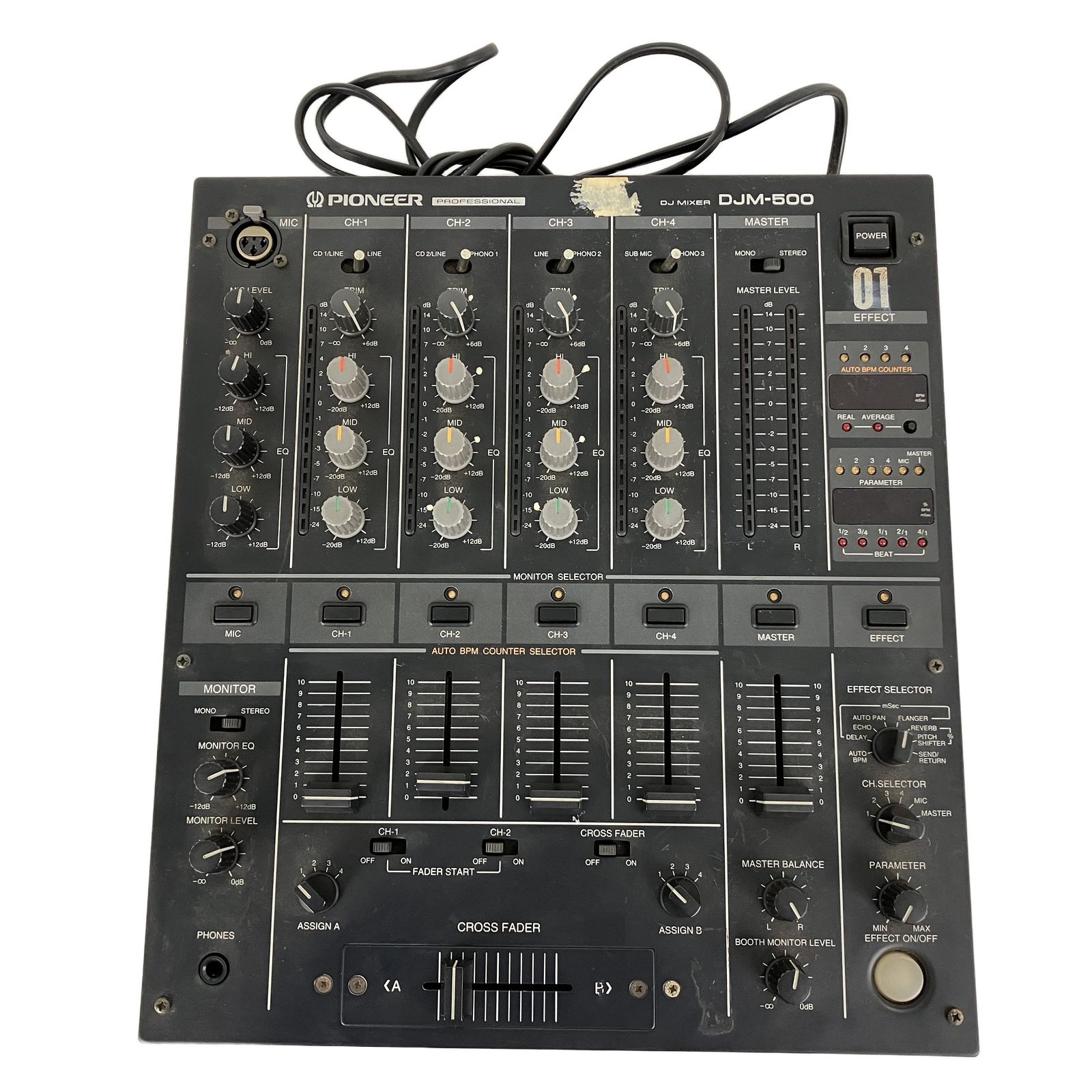 Pioneer DJM-500 パイオニア DJミキサー エフェクト フェーダー DJ機器
